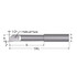 Scientific Cutting Tools HB57A Helical Boring Bar: 0.057" Min Bore, 5/16" Max Depth, Right Hand Cut, Submicron Solid Carbide