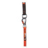 TENACIOUS HOLDINGS, INC. ergodyne® 19149 Squids 3149 Tool Lanyard with XL + Swivel Carabiners, 80 lb Max Work Capacity, 76" Long, Orange/Black