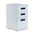 ALERA PABBFLG File Pedestal, Left or Right, 3-Drawers: Box/Box/File, Legal/Letter, Light Gray, 14.96" x 19.29" x 27.75"