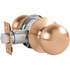 Arrow Lock MK02-TA-10 Knob Locksets; Type: Privacy ; Key Type: Keyed Different ; Material: Metal ; Finish/Coating: Satin Bronze ; Compatible Door Thickness: 1-3/8" to 1-3/4" ; Backset: 2.75