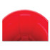 RUBBERMAID COMMERCIAL PROD. 2632 RED Vented Round Brute Container, 32 gal, Plastic, Red