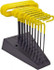 Bondhus 46490 10 Piece T-Handle Cushion Grip Hex Key Set