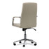 ALERA Workspace by WS4106 Leather Task Chair, Supports Up to 275 lb, 18.19" to 21.93" Seat Height, White Seat, White Back