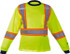 Viking 6015G-L Work Shirt: High-Visibility, Large, Cotton & Polyester, High-Visibility Lime, 1 Pocket