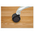 MASTER CASTER COMPANY 64526 Duet Dual Wheels, Grip Ring Type C Stem, 2" Soft Polyurethane Wheel, Matte Black, 5/Set