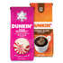 KEURIG DR PEPPER Dunkin Donuts® 30700308 Original Blend Coffee, Dunkin Original/Polar Peppermint, 12 oz/11 oz Bag, 2/Pack