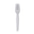 GEORGIA PACIFIC Dixie® FH207 Plastic Cutlery, Heavyweight Fork, White, 100/Box