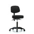 Blue Ridge Ergonomics MSC42928 Adjustable Height Swivel Stool: Olefin, 24" Seat Width, 24" Seat Depth