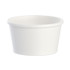 DART SOLO® HS4085WH Flexstyle Double Poly Paper Containers, 8 oz, White, Paper, 25/Pack, 20 Packs/Carton