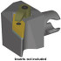 Kennametal 2398821 Modular Turning & Profiling Cutting Unit Head: Size KM25, 30 mm Head Length, Left Hand