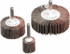 CGW Abrasives 39920 Mounted Flap Wheel: 1-1/2" Dia, 1" Face Width, 40 Grit, Aluminum Oxide