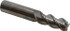 YG-1 EA20321 Corner Radius End Mill: 1/2" Dia, 1-1/4" LOC, 0.12" Radius, 3 Flutes, Solid Carbide