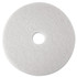 3M/COMMERCIAL TAPE DIV. 20313 Low-Speed Super Polishing Floor Pads 4100, 27" Diameter, White, 5/Carton