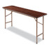 ALERA FT726018MY Wood Folding Table, Rectangular, 59.88w x 17.75d x 29.13h, Mahogany
