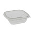 PACTIV EVERGREEN CORPORATION SAC0512 EarthChoice Square Recycled Bowl, 12 oz, 5 x 5 x 1.63, Clear, Plastic, 504/Carton