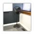 ALERA FANP16B 16" 3-Speed Oscillating Pedestal Stand Fan, Metal, Plastic, Black