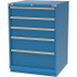 LISTA XSSC09000501BB Modular Steel Storage Cabinet: 28-1/4" Wide, 28-1/2" Deep, 41-3/4" High