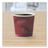 DART SOLO® 374SI Single-Sided Poly Paper Hot Cups, 4 oz, Bistro Design, 50/Pack, 20 Packs/Carton
