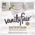 GEORGIA PACIFIC Vanity Fair® 35134 Entertain Beverage Napkins, 2-Ply, 9.8 x 9.8, White, 40/Pack, 12 Packs/Carton
