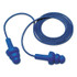 3M™ E-A-R™ Ultrafit™ Earplugs, Elastomeric Polymer, Blue, Corded, Poly Bag, Metal Detectable