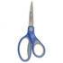 ACME UNITED CORPORATION Westcott® Kleenearth Soft Handle Scissors, 7 in Long, 2.25 in Cut Length, Straight Blue/Gray Handle