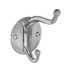 Add the Bradley Corporation Chrome Plated Coat Hook to your entryway or office. This double coat hook provides a durable design that makes it easy to access your jacket, hat and bag.  Crafted from chrome-plated metal for a sleek, supportive design.  Double hook lets you hang more than 1 item.  Mounts to most walls for secure placement.  Weight capacity tested to support 3 lb.