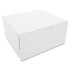 SOUTHERN CHAMPION TRAY SCT® 0941 White One-Piece Non-Window Bakery Boxes, 8 x 8 x 4, White, Paper, 250/Carton