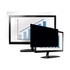Protect your privacy or comply with information protection laws with the Fellowes PrivaScreen Blackout Privacy Filter. This filter will black out side views while protecting your screen from scratches and fingerprints. Use your touchscreen or regular monitor easily with this adaptable and protective screen.  Fits widescreen monitors measuring 27in.  Compatible with touch screen laptops and monitors.  Filter blacks out side views to protect privacy while maintaining a clear view for the user.  Protects screen from fingerprints and scratches.  Quick Reveal Tabs allow the filter to be easily placed and removed.  Reversible matte side helps to reduce glare.  Supports compliance with privacy regulations including HIPAA and TAA.  Backed by the manufacturers 1-year limited warranty.  Use with LCD monitors.
