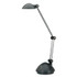 ALERA LED912B Twin-Arm Task LED Lamp with USB Port, 11.88w x 5.13d x 18.5h, Black