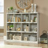 From bins of accessories to family photos, this bookcase lets you organize it all from A to Z. Each cubby can be labeled, so you will know exactly where everything goes.  10 cubbies offer plenty of storage options.  Each shelf supports up to 40 lb.  Engineered-wood construction offers a country cottage appearance.  ID tag holders make it easy to organize the cubbies.  Assembly required.  Cubbyhole and cube storage bookcase design  ID label tags add function and organization  Top shelf details offer space for gallery and picture frame display  White Plank finish  This product is heavy and/or oversized and may need more than one person to handle.