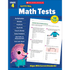 Help children develop confidence in their math skills with the Scholastic Success With Math Tests Workbook. The workbook offers 48 pages and comes with 8 practice tests to help students thrive.  Offers 8 ready-to-take practice tests to help students strengthen their math skills.  Features a focus on multiplication and division, time and money, measurements, problem solving and more.  Contains 48 full-color pages in total.