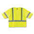 TENACIOUS HOLDINGS, INC. ergodyne® 22127 GloWear 8320Z Class 3 Standard Zipper Vest, Polyester, 2X-Large/3X-Large, Lime