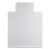 ALERA MAT3648CFPL Studded Chair Mat for Flat Pile Carpeted Floors, Rectangular with Lip, Straight Edges, 36" x 48", Clear