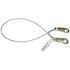 Werner C161102 Lanyards & Lifelines; Load Capacity: 5000lb ; Construction Type: Webbing ; Harness Type: Positioning ; Lanyard End Connection: Snap Hook ; Anchorage End Connection: Snap Hook ; Length Ft.: 2.00