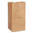 ROSS & WALLACE PAPER PRODUCTS, INC. GX5-500 Grocery Paper Bags, 5# Size, Extra-Heavy-Duty, 50# Basis Weight, 5.25" x 3.38" x 10.94", Kraft, 500/Bundle