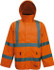 Viking D6329JO-L Rain Jacket: Size Large, High-Visibility Orange, Polyester