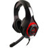 Put this wired gaming headset on and communicate with your teammates effectively. The wired headset works with a variety of gaming consoles as well as PC 40 mm drivers. It offers an adjustable headband and cushioned earcups to help you enjoy a custom fit.  Compatible with PlayStation 4, Xbox One (with 3.5 mm audio port), Nintendo Switch and PC 40 mm drivers.  Cushioned earcups and an adjustable headband create a comfortable over-ear headset.  Stereo speakers provide great in-game audio and chat audio.  Omnidirectional microphone is retractable when no longer needed.  Inline controls allow you to adjust the volume and mute.  Comes with a USB cable and a 3.5 mm stereo Y-adapter.  Backed by the manufacturers 90-day limited warranty.