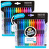 Create vibrant art and notes with Take Note! washable gel pens from Crayola. Each washable gel color lays down smooth and streak-free with a cool click of these ergonomic, cushioned-gripped pens.  Create colorful special effects with the washability you expect from Crayola.  Perfect for taking notes, art projects and organizing documents by color.Each Crayola Color Gel Pen Set includes Berry, Orange, Green, Jade, Light Blue, Indigo, Dark Blue, Lilac, Raspberry, Black, Amethyst Purple, Yellow Green, Marigold, and Red.  Each pack includes 14 washable gel pens in unique, vibrant colors.  Sold as 2 packs for a total of 28 pens.