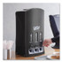 TEAM THREE GROUP WeGo 56102200 Trio Utensil Dispenser, Holds 100 Forks/100 Knives/100 Spoons, 13.39 x 15.75 x 23.62, Black