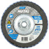 Norton 66254420010 Flap Disc: 5/8-11 Hole, 40 Grit, Zirconia Alumina, Type 29