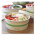 WORLD CENTRIC BOLNT24W Paper Lids for Bowls. 5.9" Diameter, Natural, 300/Carton