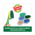 3M/COMMERCIAL TAPE DIV. Scotch-Brite® 481-7-RSC Soap-Dispensing Dishwand Sponge Refills, 2.9 x 2.2, Green, 2/Pack