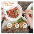 WORLD CENTRIC BOSCU6LFP Fiber Bowls, 6 oz, 3.5 x 3.5 x 2, Natural, Paper, 1,000/Carton