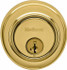 Kwikset 76-603-01A 1-1/2 to 1-3/4 Inch Door Thickness, Polished Brass, Single Cylinder with Thumb Turn, Deadbolt