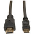 Efficient communication. With the inclusion of HDMI Ethernet Channel (HEC), this cable allows for a single connection to carry both video and networking data, simplifying your setup.  3D-capable performance. The Eaton P571-006-MINI supports 3D-Transmission, enabling users to enjoy an immersive viewing experience with compatible devices.  Reliable connectivity. The Eaton P571-006-MINI is crafted to deliver consistent audio and video transmission between devices, ensuring a stable connection for streaming and gaming applications.  Signal quality. Featuring gold-plated connectors, this HDMI cable minimizes signal loss and enhances the clarity of audio and video, providing a better overall experience.