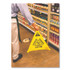 RUBBERMAID COMMERCIAL PROD. 9S0100YL Multilingual Pop-Up Wet Floor Safety Cone, 21 x 21 x 30, Yellow