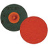 3M 7100100978 Fiber Disc:  4" Disc Dia,  60 Grit,  Ceramic