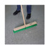 BOARDWALK 20724 Floor Broom Head, 3" Green Flagged Recycled PET Plastic Bristles, 24" Brush