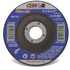 CGW Abrasives 35626 Depressed Center Wheel: Type 27, 5" Dia, 1/4" Thick, Aluminum Oxide
