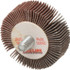 Superior Abrasives A018750 Mounted Flap Wheel: 1-1/2" Dia, 1/2" Face Width, 120 Grit, Aluminum Oxide